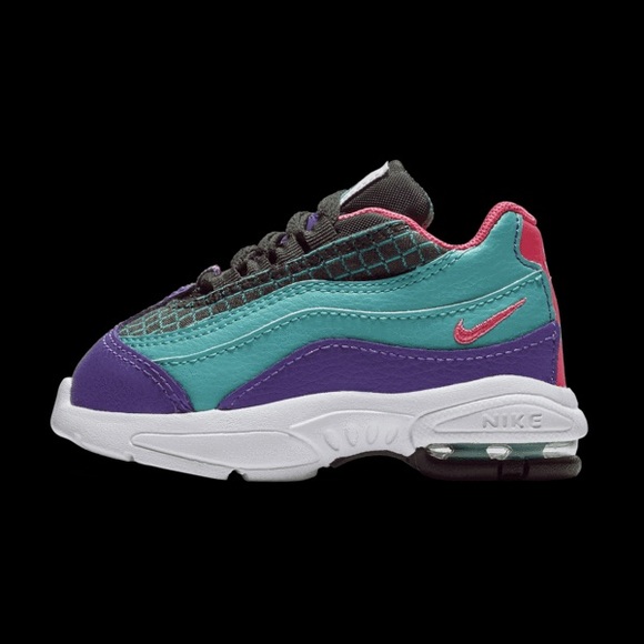 Nike Other - Nike TD Air Max 95 Now - Outdoor Green/Hyper Pink